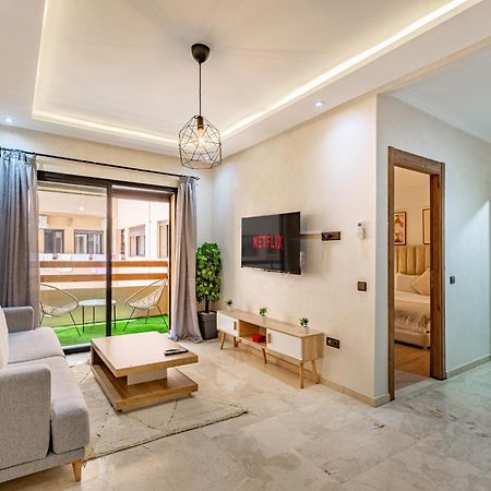Jolie & Luxueux Appart A Gueliz - 100% Equipe Marrakesch Exterior foto